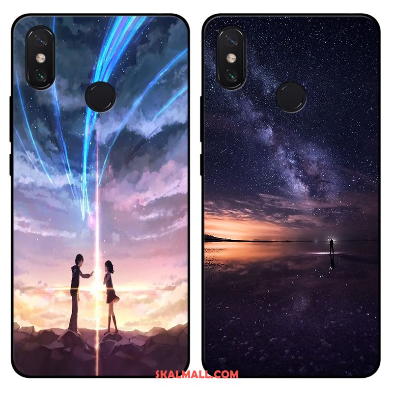 Xiaomi Mi Max 3 Skal Mörkblå Personlighet Stjärna All Inclusive Fallskydd Butik