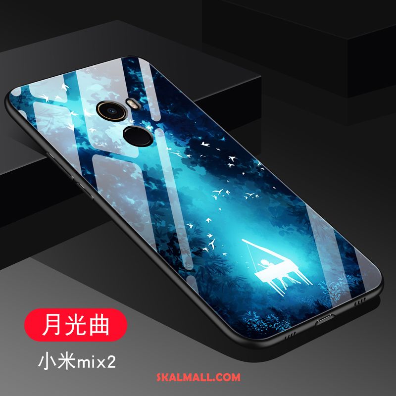 Xiaomi Mi Mix 2 Skal Glas Kreativa Trend Mjuk Liten Fodral Till Salu