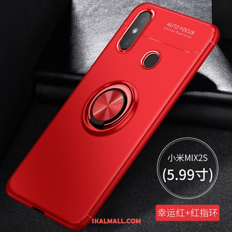 Xiaomi Mi Mix 2s Skal Liten All Inclusive Trend Röd Nubuck Fodral På Nätet