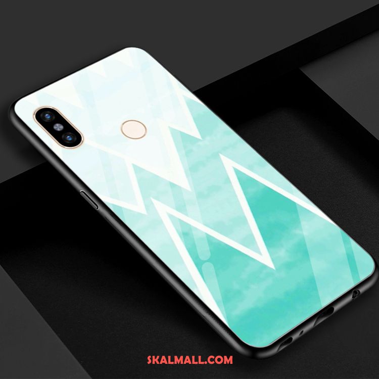 Xiaomi Mi Mix 2s Skal Spegel Färg Mobil Telefon Purpur Härdat Glas Fodral Butik