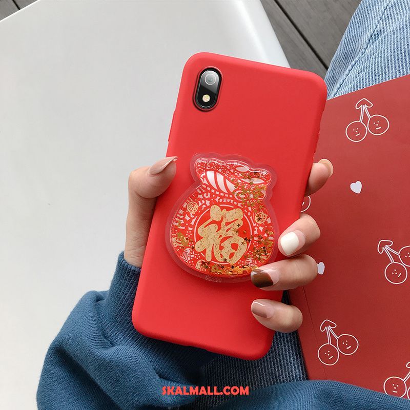 Xiaomi Redmi 7a Skal Silikon Net Red Ny Personlighet Fallskydd Billigt