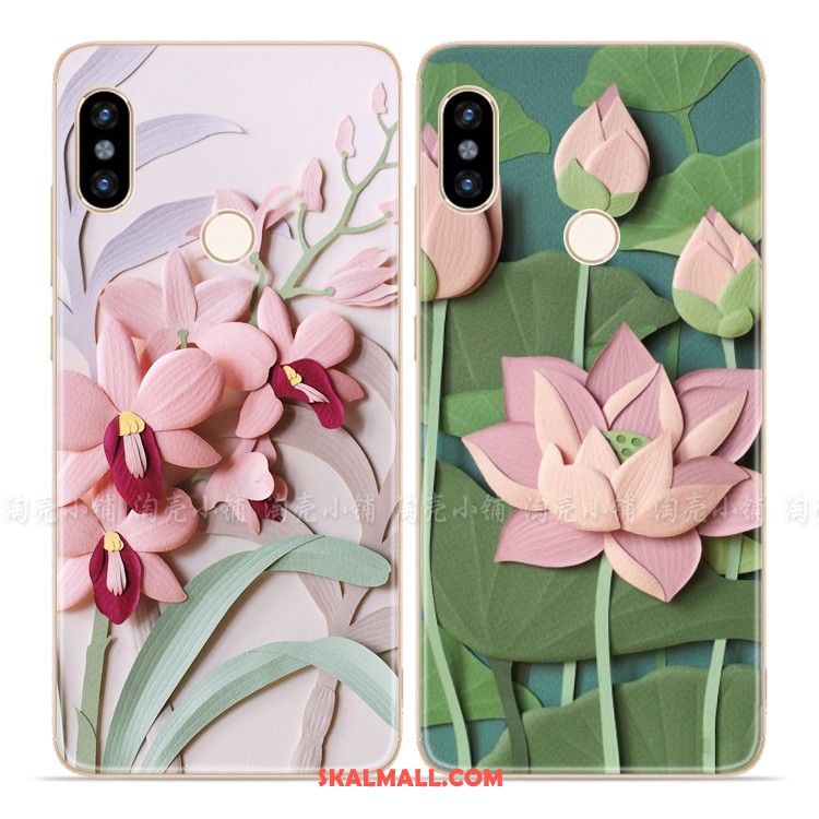 Xiaomi Redmi Note 5 Skal Mobil Telefon Konst Kinesisk Stil Liten Blommor Fodral På Nätet