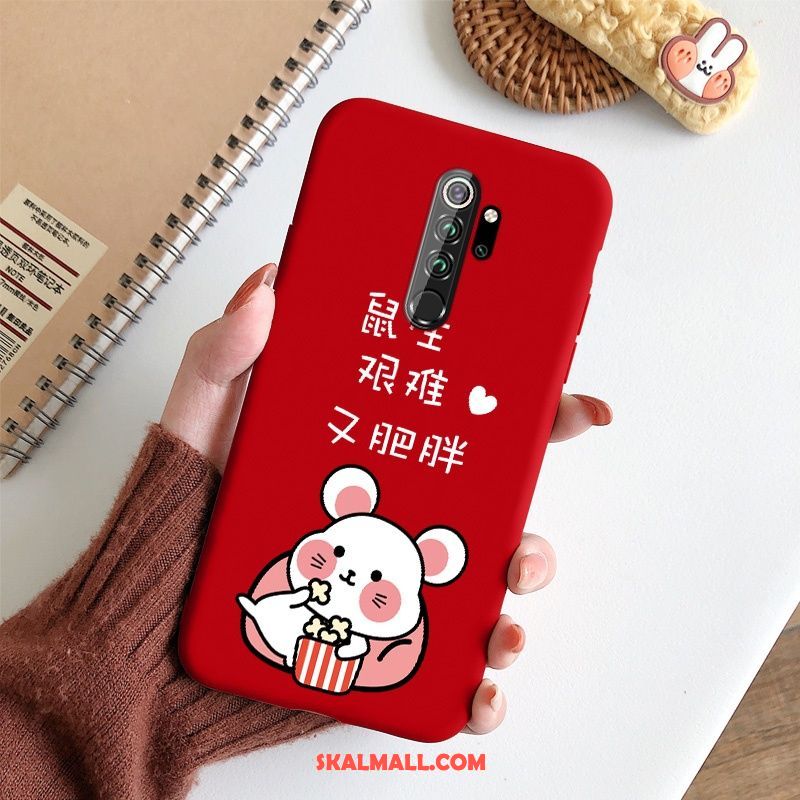 Xiaomi Redmi Note 8 Pro Skal Mobil Telefon Nubuck Råtta Slim Blommor Köpa