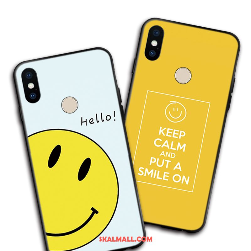 Xiaomi Redmi S2 Skal Silikon Gul Smiley Mjuk Mobil Telefon Butik
