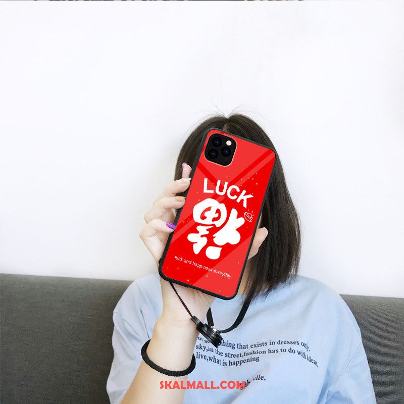 iPhone 11 Pro Skal Mobil Telefon Fallskydd Kinesisk Stil Röd All Inclusive Fodral Till Salu