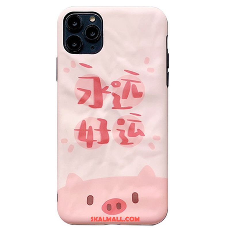 iPhone 11 Pro Skal Silikon Par Fallskydd Rosa Kreativa Fodral Billiga