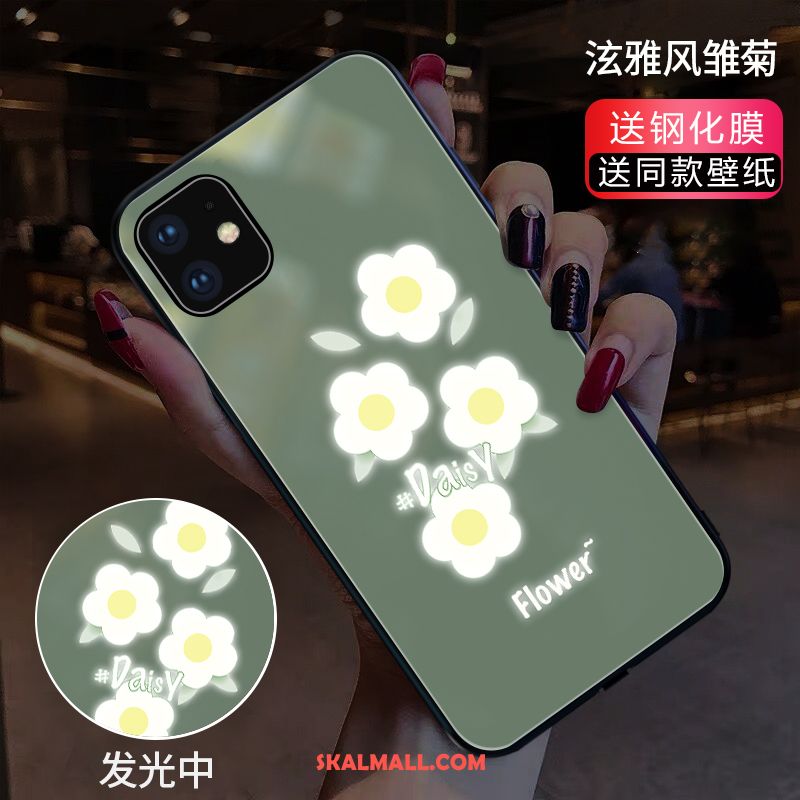 iPhone 11 Skal Mobil Telefon Grön Blommor Cow Net Red Rabatt