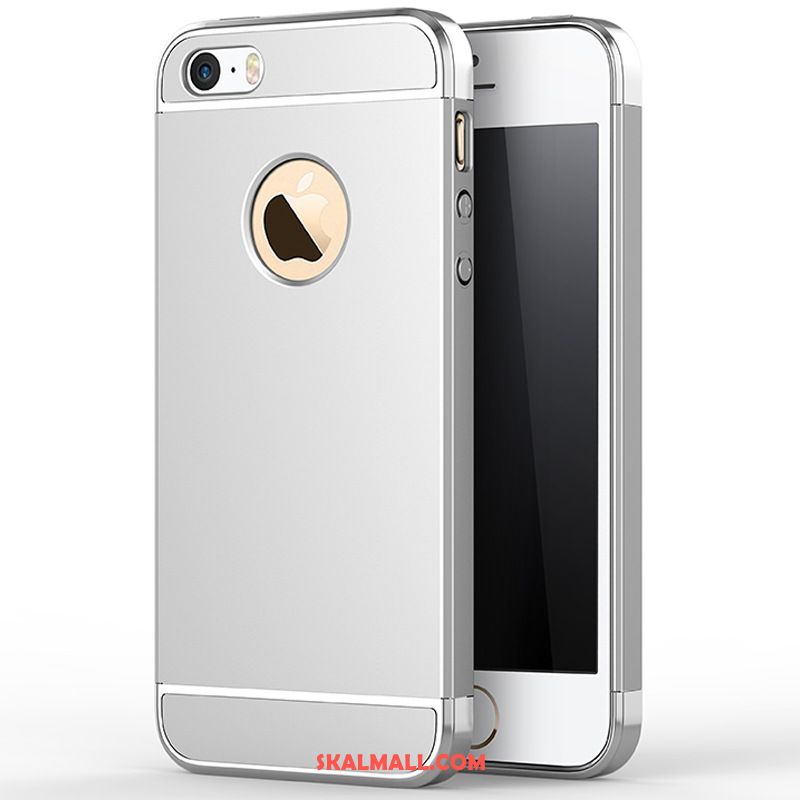 iPhone 5 / 5s Skal Kvalitet Plating Silver Fallskydd Hård Online