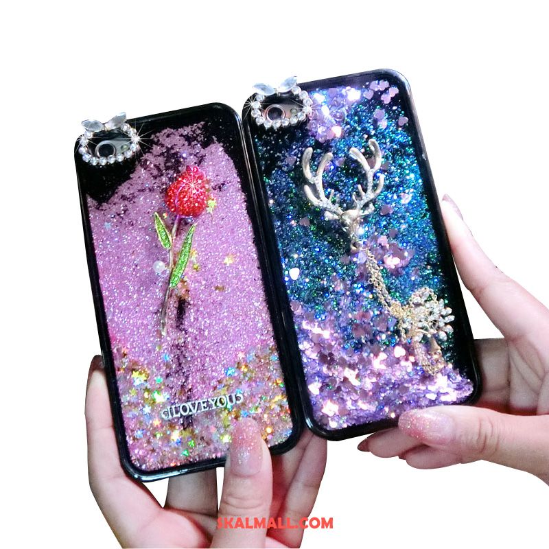 iPhone 6 / 6s Plus Skal Mobil Telefon Rose Purpur Blommor Personlighet Billigt