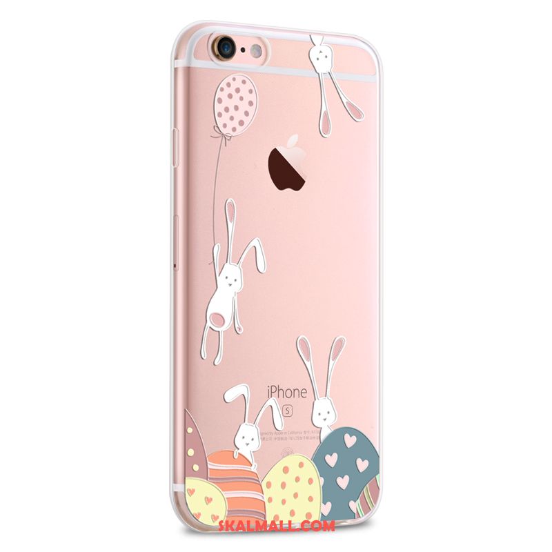 iPhone 6 / 6s Skal Pu Ny Fallskydd All Inclusive Rosa Billigt