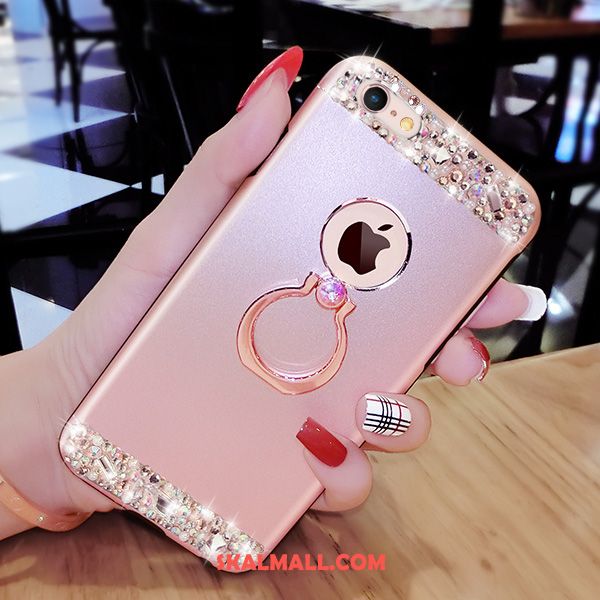 iPhone 7 Skal Fallskydd Personlighet Rosa Färg Nubuck Till Salu