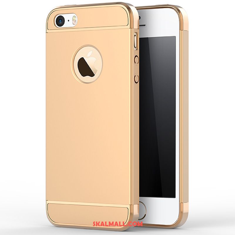 iPhone Se Skal Ny Nubuck Guld Metall Fallskydd Rea