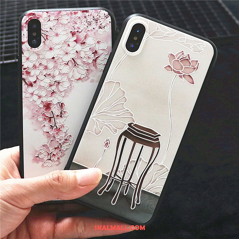 iPhone X Skal Personlighet Blommor All Inclusive Trend Skydd Fodral Rea