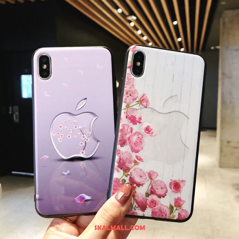 iPhone Xs Max Skal Fallskydd Ny Mjuk Mobil Telefon Rosa Billig